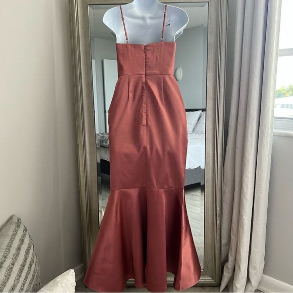 NBD Asymmetrical Mermaid Bridesmaid Midi Dress Size XS. - Picture 5 of 11